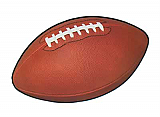 Football Cutout 11" x 18" Cardboard Cutout Prop