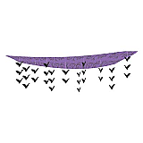 Flock Of Bats Ceiling D�cor 12" x 12'