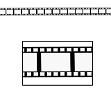 Filmstrip Poly Decorating Material 3" x 50'