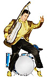 Elvis Drums - Elvis Cardboard Cutout Standup Prop