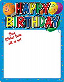 Happy Birthday Partygraph 23" x 18"