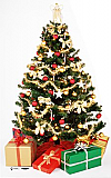 Christmas Tree Cardboard Standee