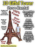 Eiffel Tower Foam Prop Rental