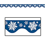 Gleam 'N Flex Snowflake Garland 25'