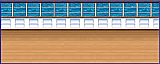 Cruise Ship Deck Backdrop 4' x 30'