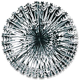 Deluxe Star Fan 24" Silver