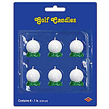 Golf Ball Candles 1�"