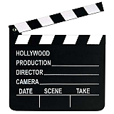 Movie Set Clapboard 7" x 8"