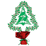 Christmas Tree Gleam 'N Shape w/Icon 11�"