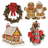 Home For Christmas Cutouts 16"