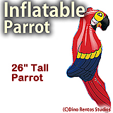 Inflatable 26 Inch Parrot Prop