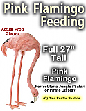27" Pink Flamingo-Prop - 3D