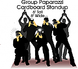Paparazzi Group Cardboard Cutout Standup Prop