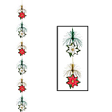 Poinsettia Firework Stringer 7'