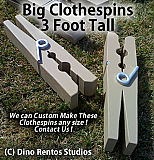 Big Foam Clothespin Prop - 3 Foot Tall
