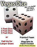 Vegas Dice-3D-Foam Prop