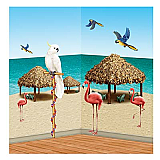 Tiki Hut & Tropical Bird Props 8"-50"