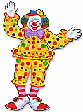Jointed Circus Clown 30"