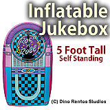 5 Foot Inflatable Jukebox