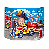  Fire Truck Photo Prop 3' 1" x 25"