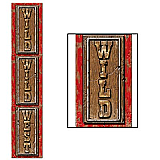 Jointed Wild, Wild West Pull-Down Cutout 6'