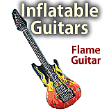 Inflatable Flame Guitar - Vinyl