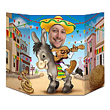 Fiesta Photo Prop 3' 1" x 25" photo face props