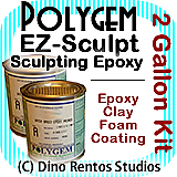 Polygem EZ Sculpt Epoxy Clay Foam Coating - 2 Gallon