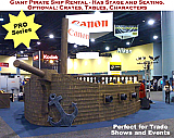 Giant Foam Pirate Ship For Trade Shows and Conventions