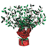 Holly & Berry Gleam 'N Burst Centerpiece 15"