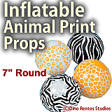 Animal Print Props -7Inch Sphere