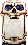 Skull Signboard Cardboard Standee