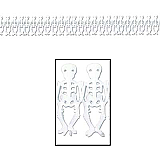 Skeleton Garland 11�" x 12'