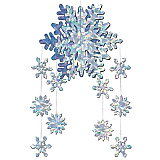 3-D Snowflake Mobile 22"