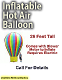 Inflatable Prop Giant Hot Air Balloon - 26 Foot Tall