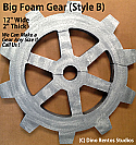 12 Inch Big Foam Gear-B Prop