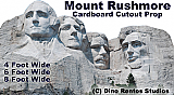 Mt. Rushmore Cardboard Cutout Standup Prop
