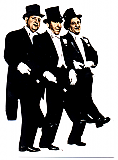 Three Stooges Tuxedo - The Three Stooges Cardboard Cutout Standup Prop