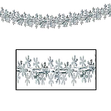 Snowflake Garland/Column 12" x 9'