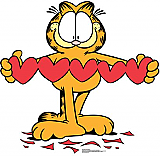 Garfield Hearts