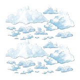 Fluffy Cloud Props 4"-60�"
