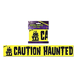 Caution Haunted Party Tape 3" x 20'