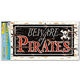 Beware Of Pirates Peel 'N Place 12" x 24" Sh