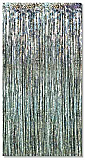 Metalic Fringe Curtains - 8 Foot Drop by 3 Foot Wide