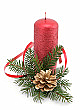Christmas Candle cardboard Standup