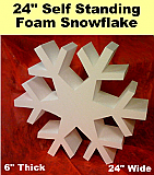 Self Standing Foam Snowflake -24 Inch