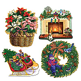 Christmas Holiday Cutouts 16"
