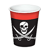 Pirate Beverage Cups 8 Ozs