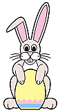 Easter Bunny Cardboard Standee