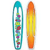 Jointed Surfboard 5' cardboard cutout prop